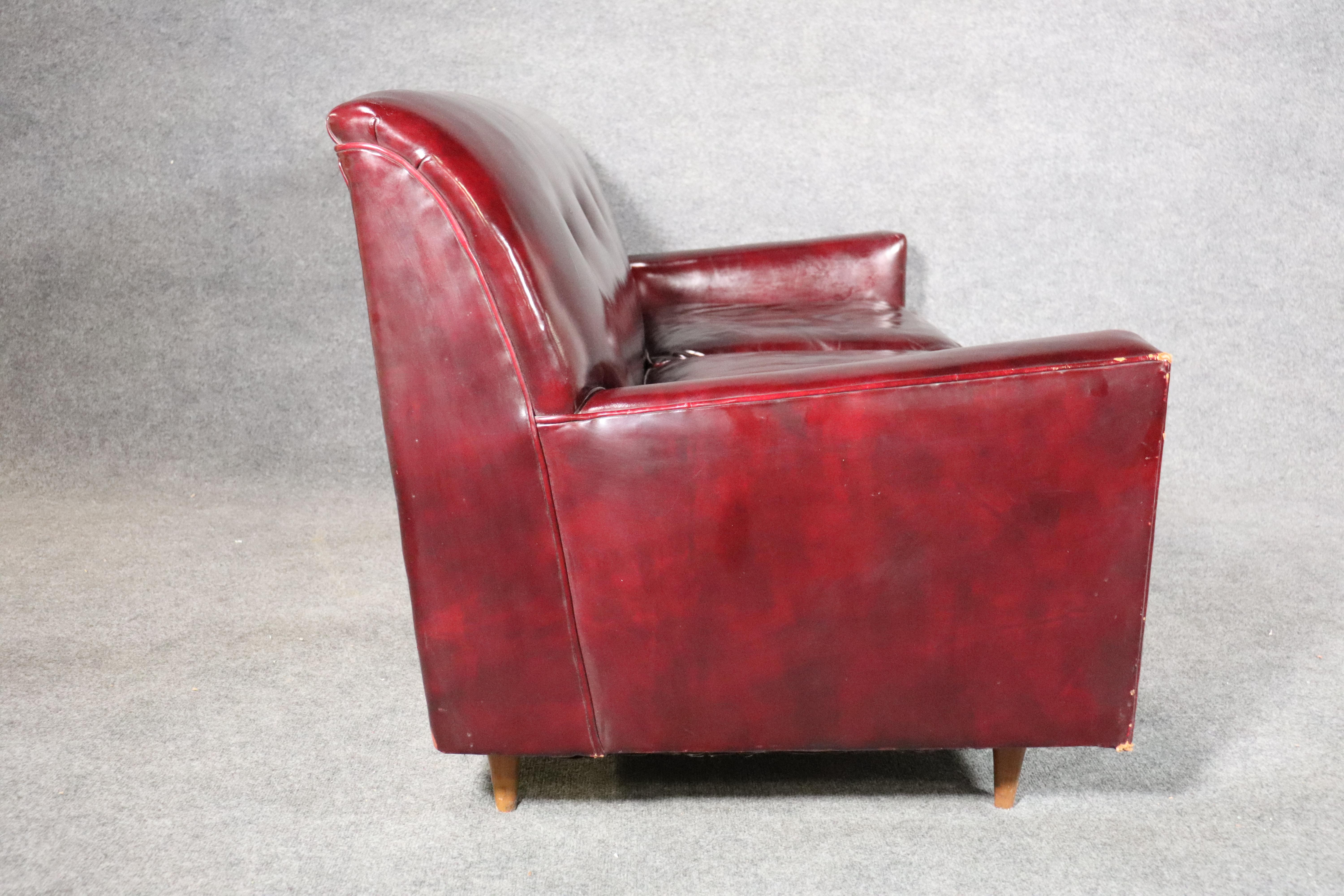 20th Century Vintage Leather Sofa