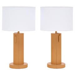 Retro Leather Table Lamps