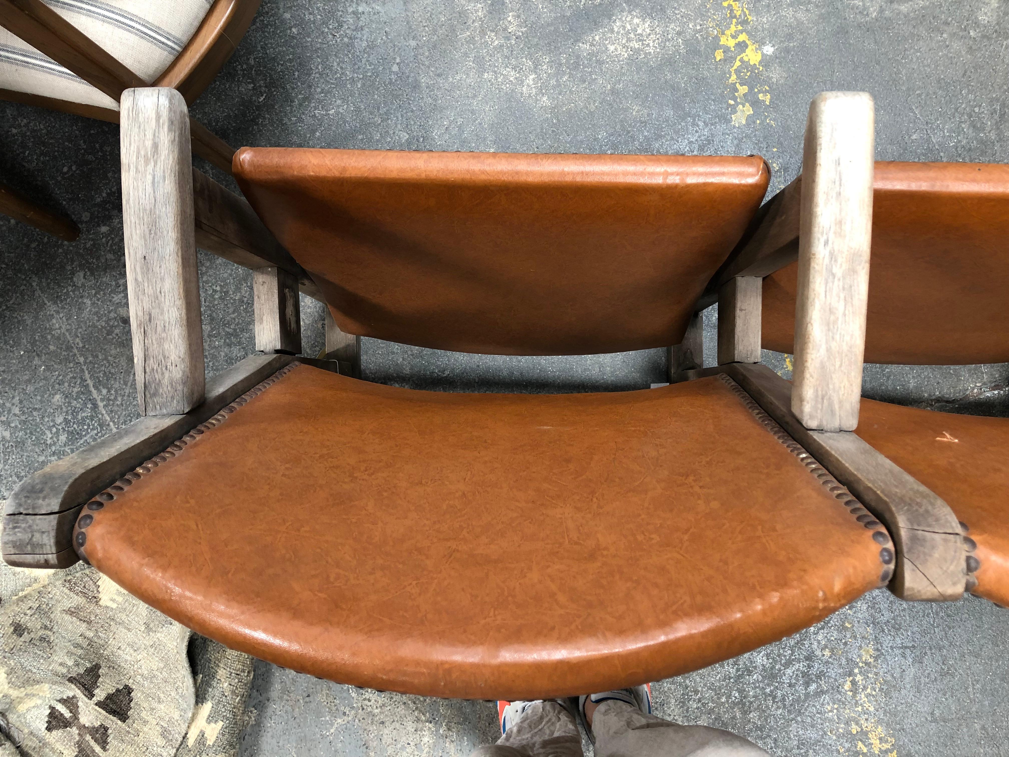 Vintage Leather Theater Seats 1