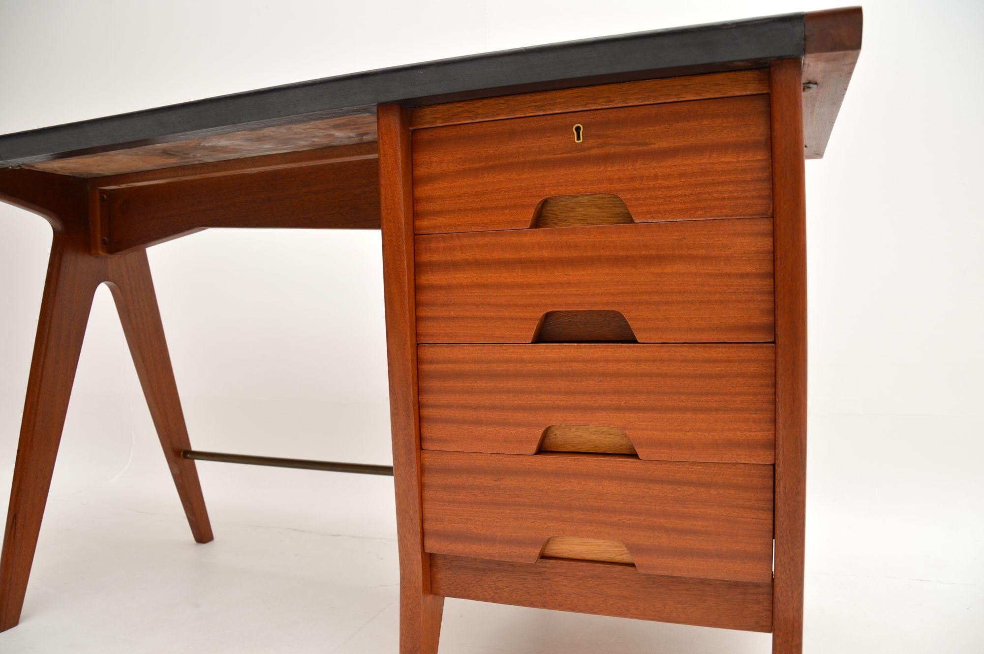 Vintage Leather Top Desk by Beresford and Hicks For Sale 4