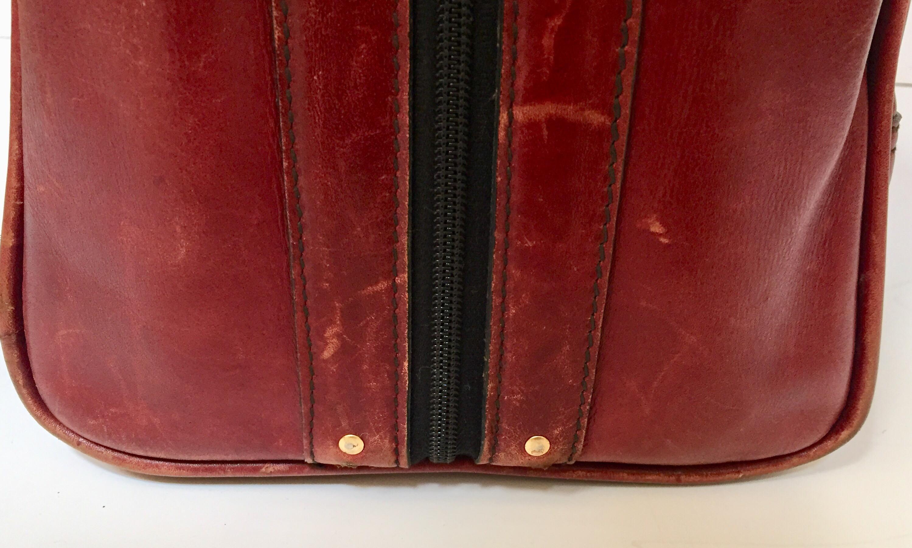 Vintage Leather Travel Bag 