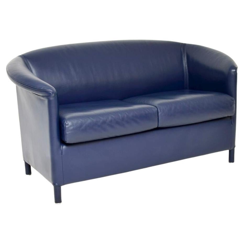 Vintage Leather Two Seat Sofa by Wittmann en venta