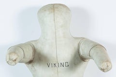 Vintage Leather Viking Gym Wrestling Dummy