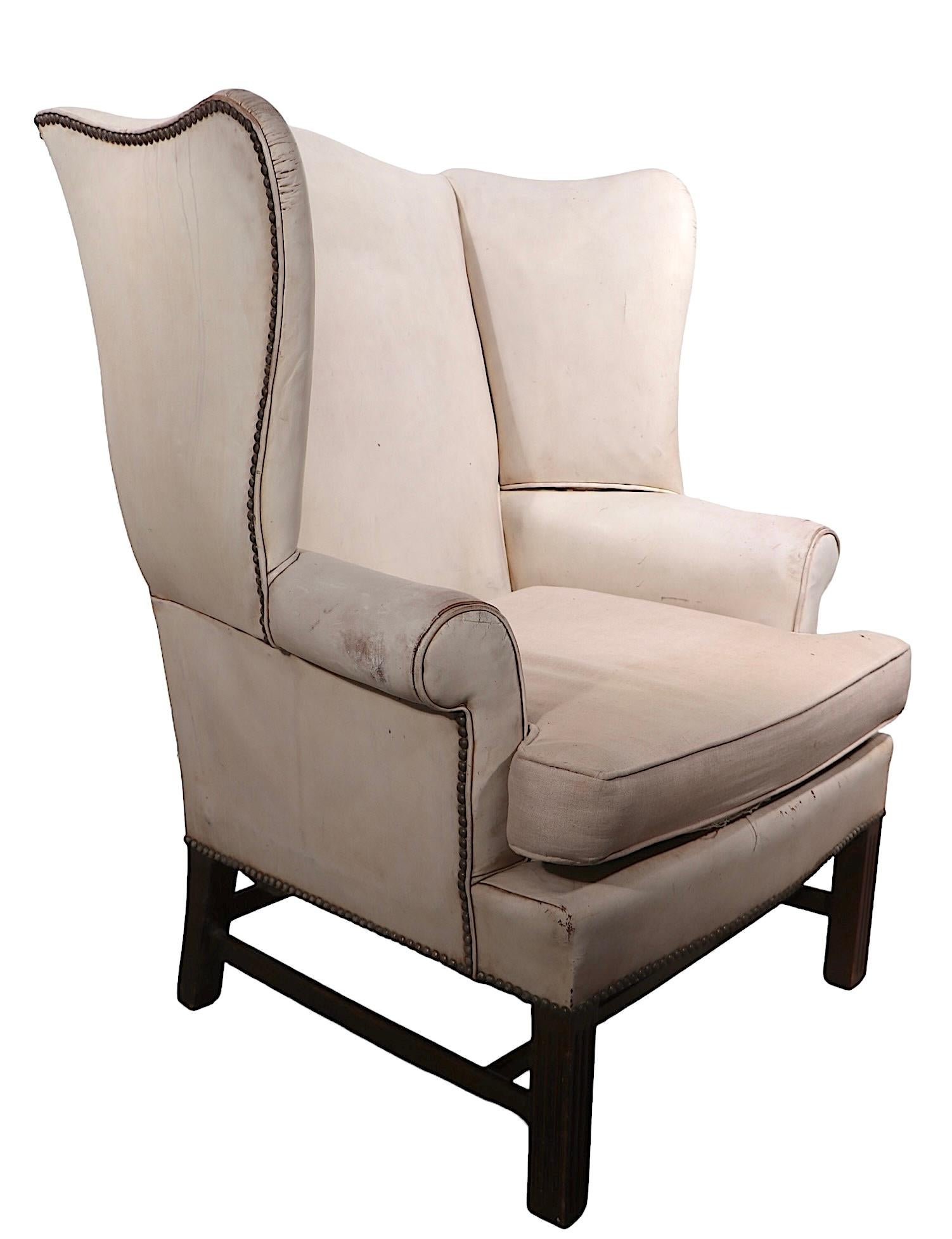 Silla de cuero vintage en venta 3