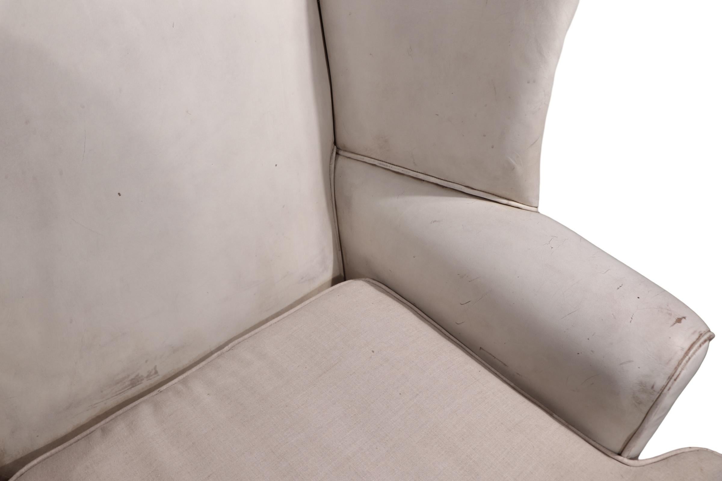 Silla de cuero vintage en venta 4