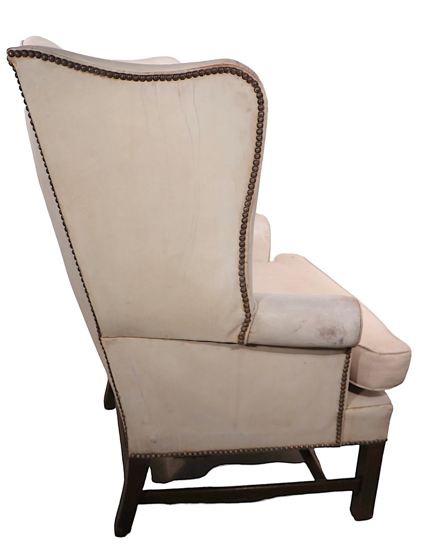 Silla de cuero vintage en venta 2