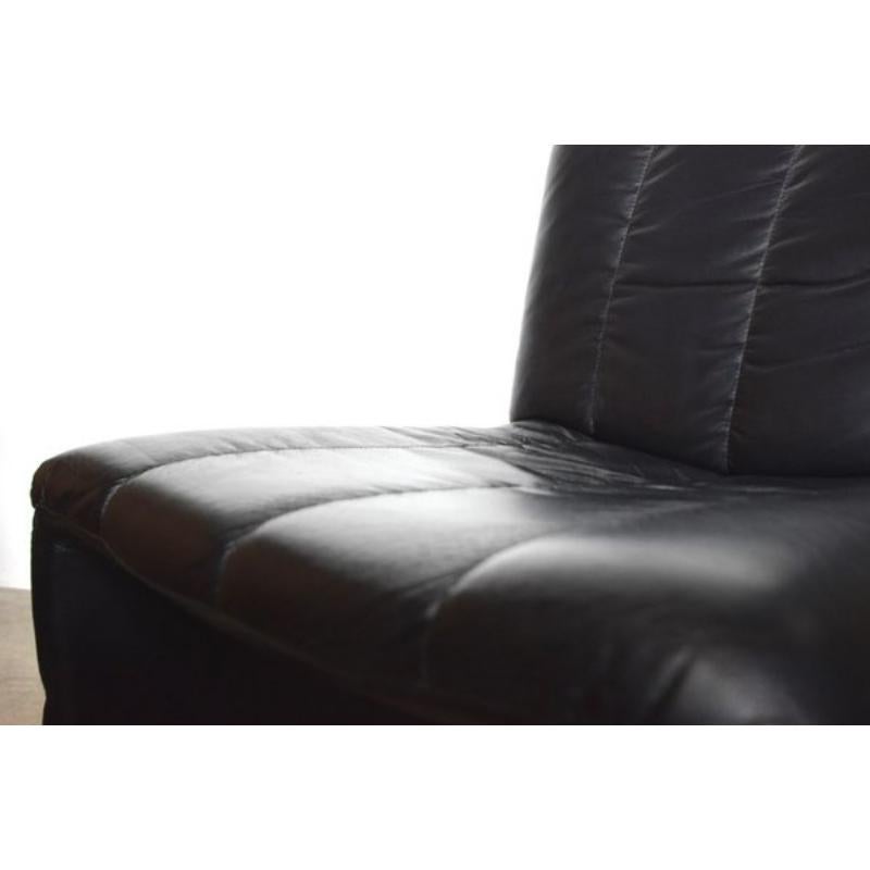 Sillón vintage de polipiel, años 70 Era espacial en venta