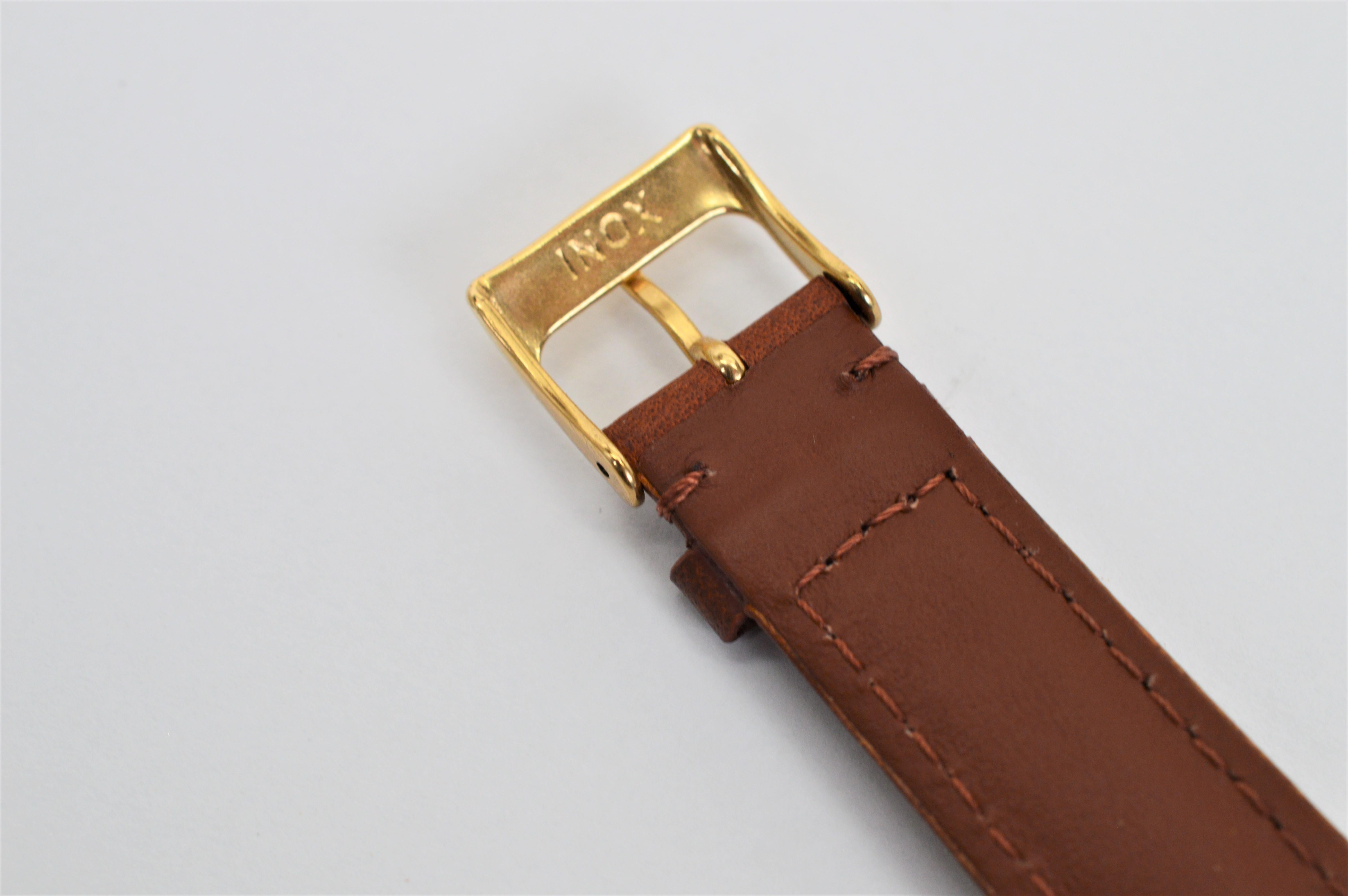 Vintage LeCoultre 14 Karat Gold Men's Wrist Watch 2