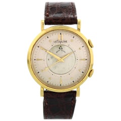 Vintage LeCoultre Memovox 18 Karat Yellow Gold "Wrist Alarm"