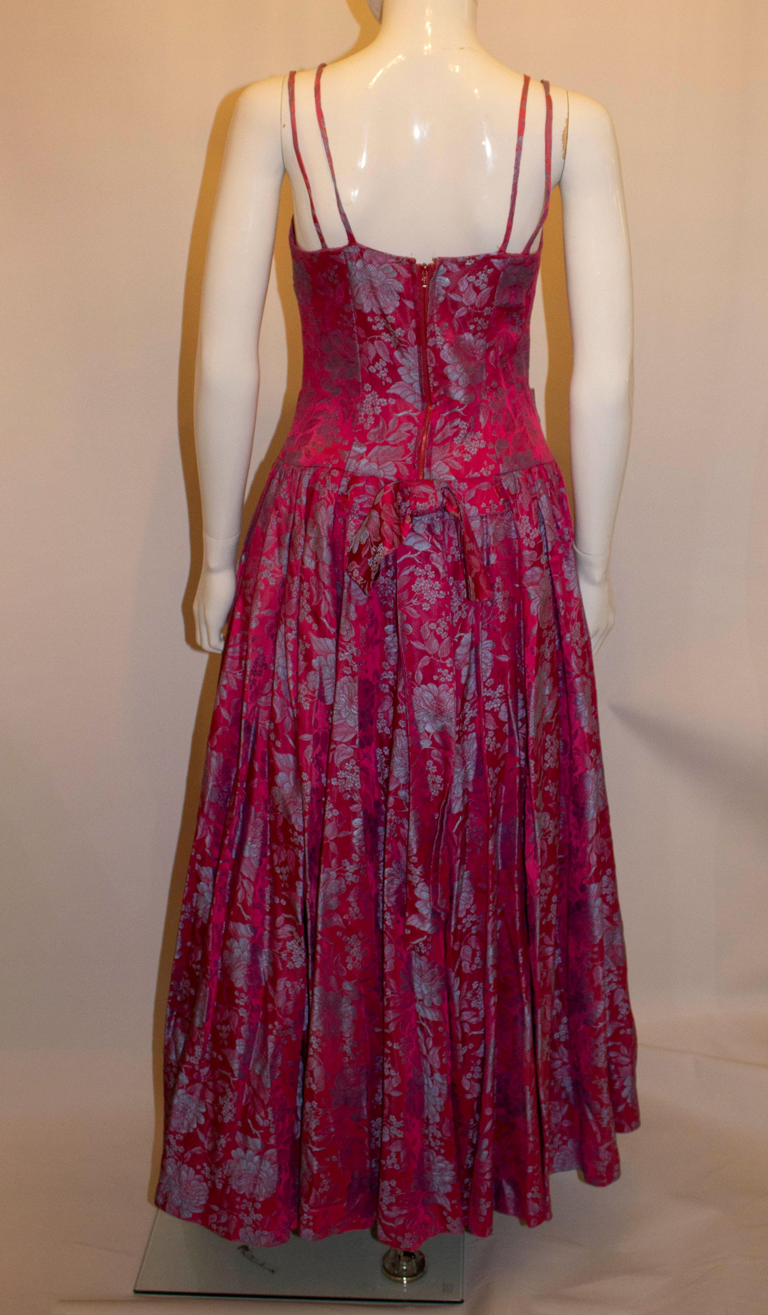 Vintage Lee Delman Evening Dress For Sale 1