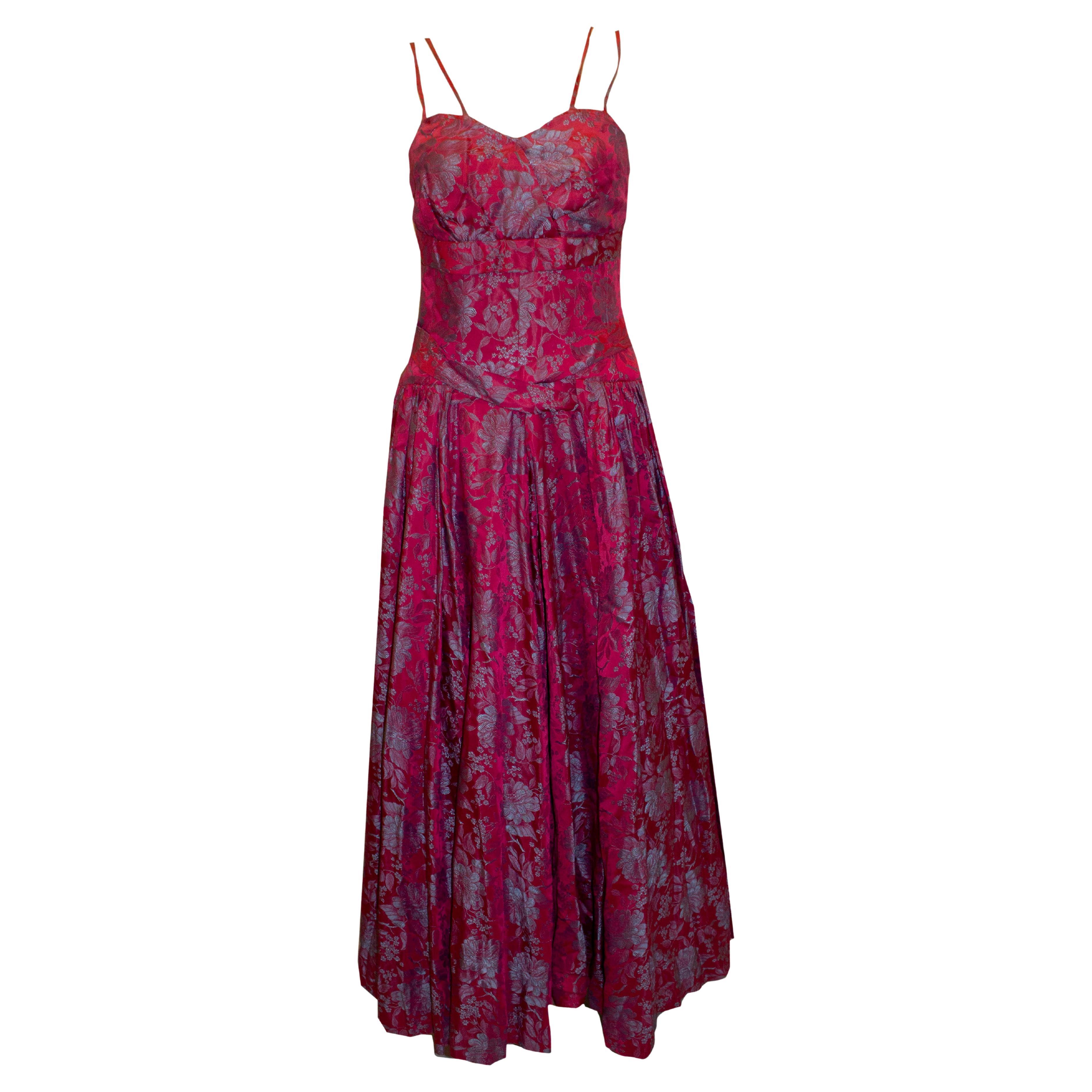 Vintage Lee Delman Evening Dress For Sale