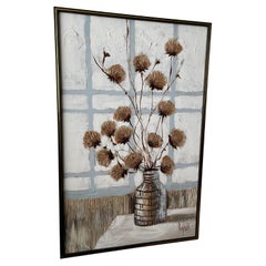 Vintage Lee Reynolds for Vanguard Flower Still Life Painting
