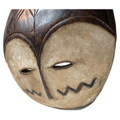 Vintage Lega - Kwele Mask from Congo Africa, 1970s