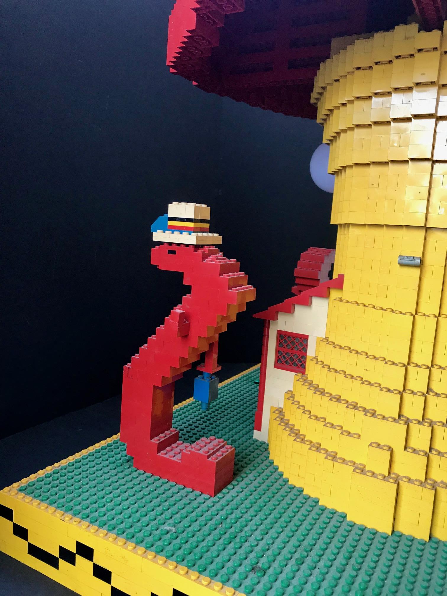Plastic Vintage Lego Super Mario Brothers Magic Mushroom Lamp, Lego Advertising Display