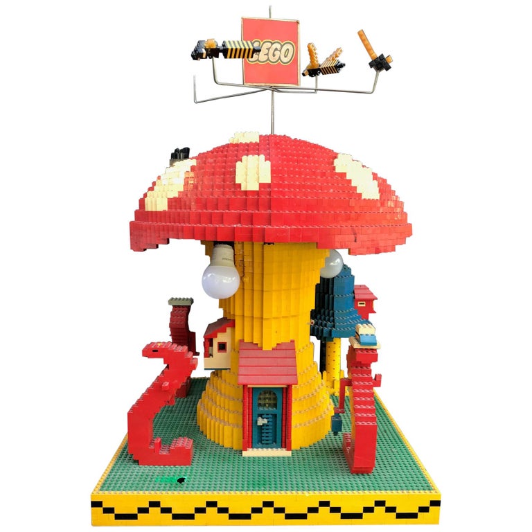 Erobrer Slip sko Sequel Vintage Lego Advertising Store Display Mushroom Lamp, circa 1970 at 1stDibs