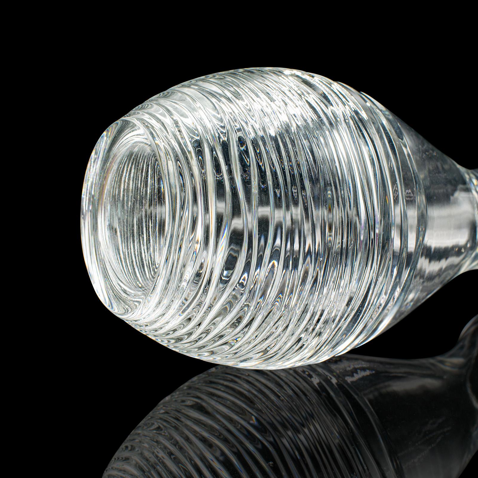 Vintage Lemonade Refresher, Italian, Glass, Serving Ewer, Decanter, Circa 1970 For Sale 6