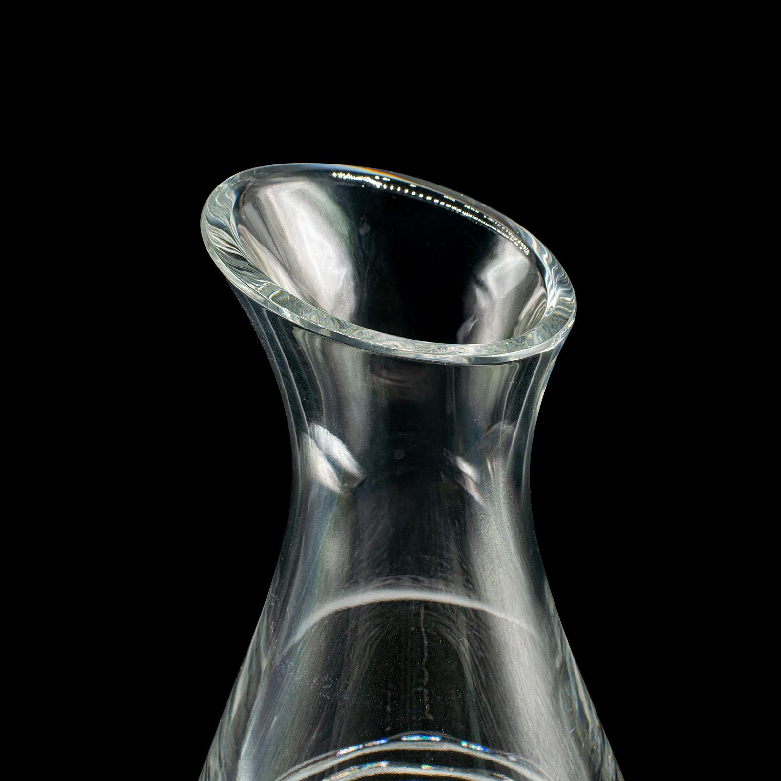 Vintage Lemonade Refresher, Italian, Glass, Serving Ewer, Decanter, Circa 1970 For Sale 1