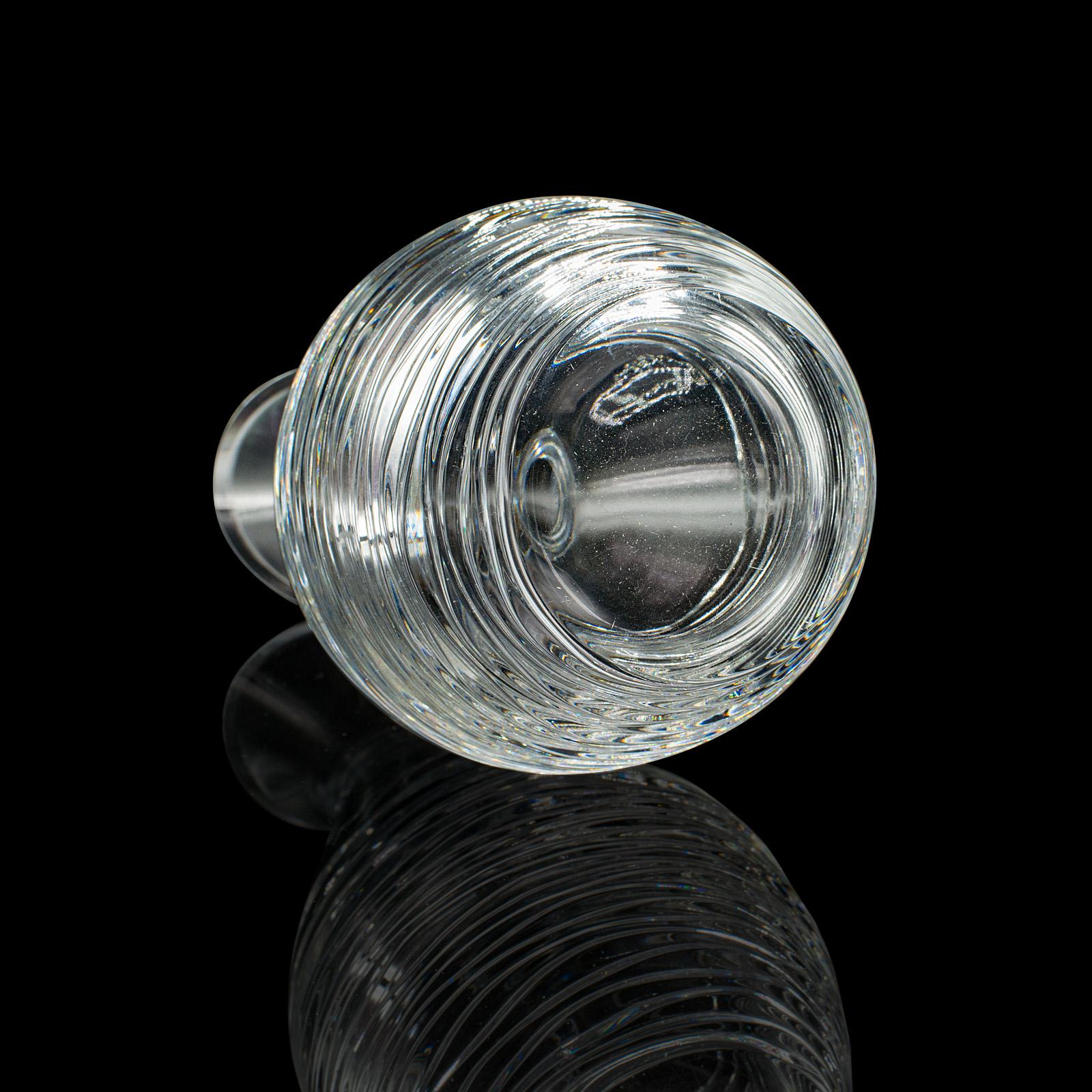 Vintage Lemonade Refresher, Italian, Glass, Serving Ewer, Decanter, Circa 1970 For Sale 3