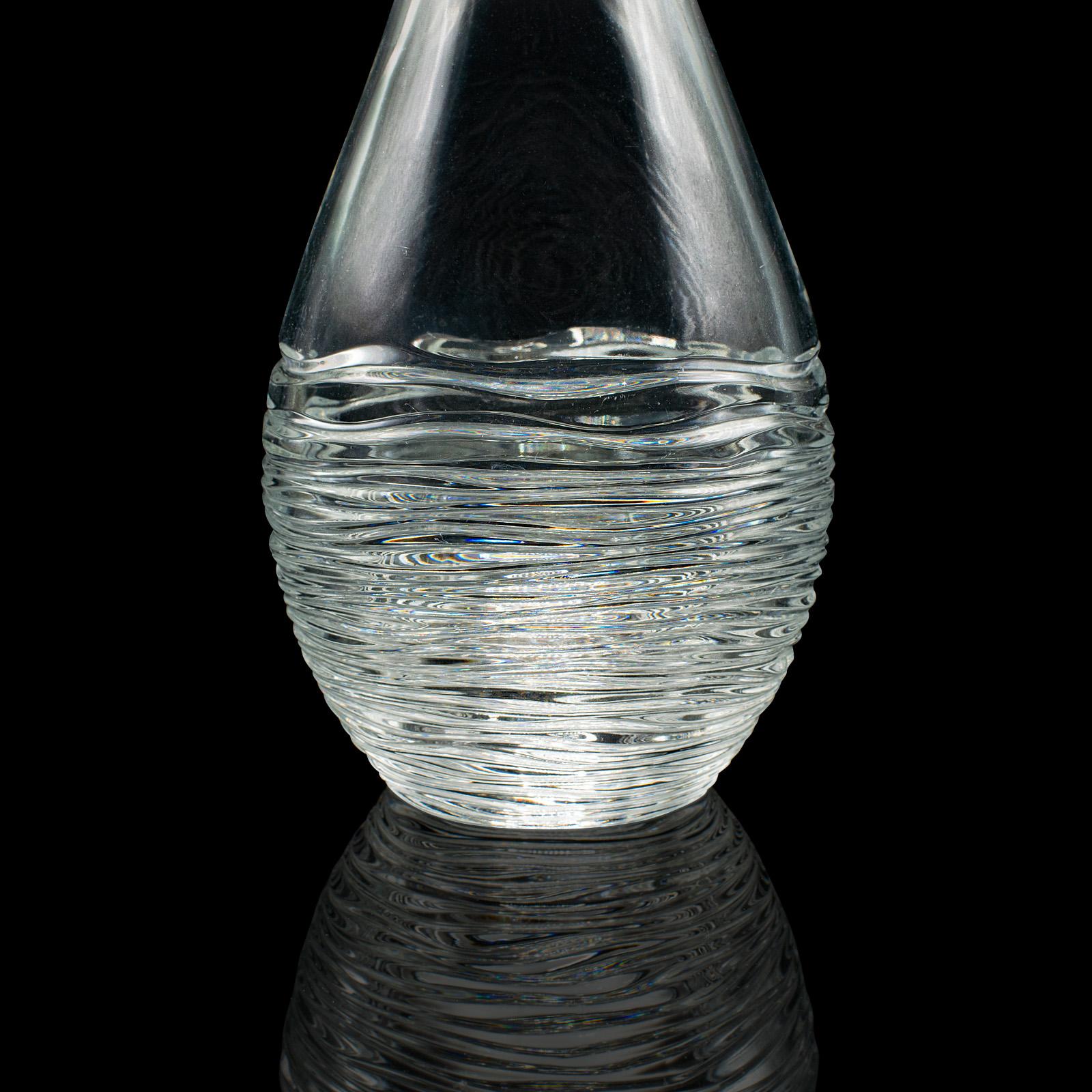 Vintage Lemonade Refresher, Italian, Glass, Serving Ewer, Decanter, Circa 1970 For Sale 4