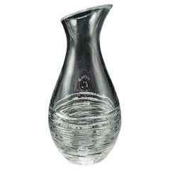 Vintage Lemonade Refresher, Italian, Glass, Serving Ewer, Decanter, Circa 1970