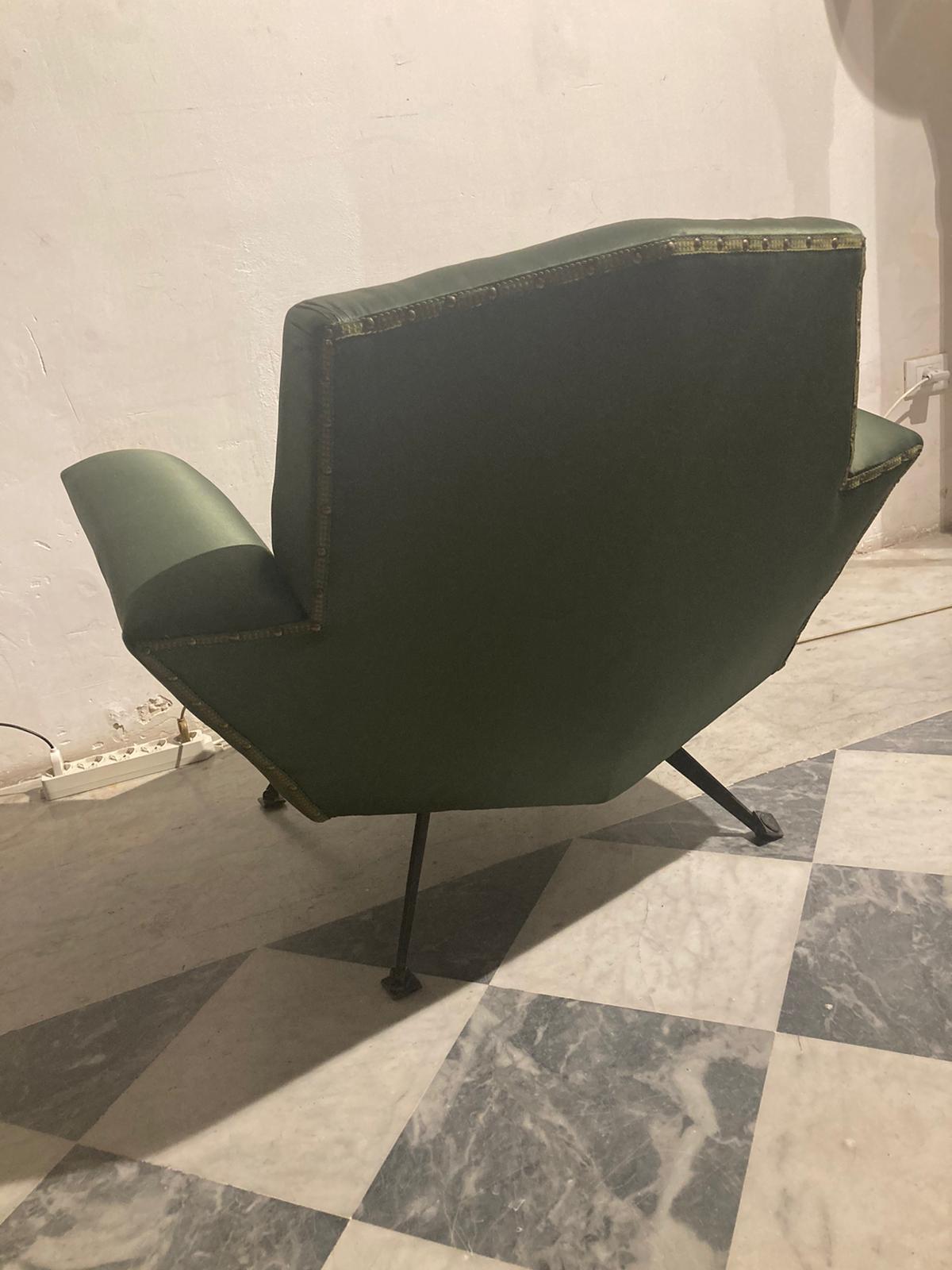 Italian Vintage Lenci Armchair by Fabio Lenci, 1950s