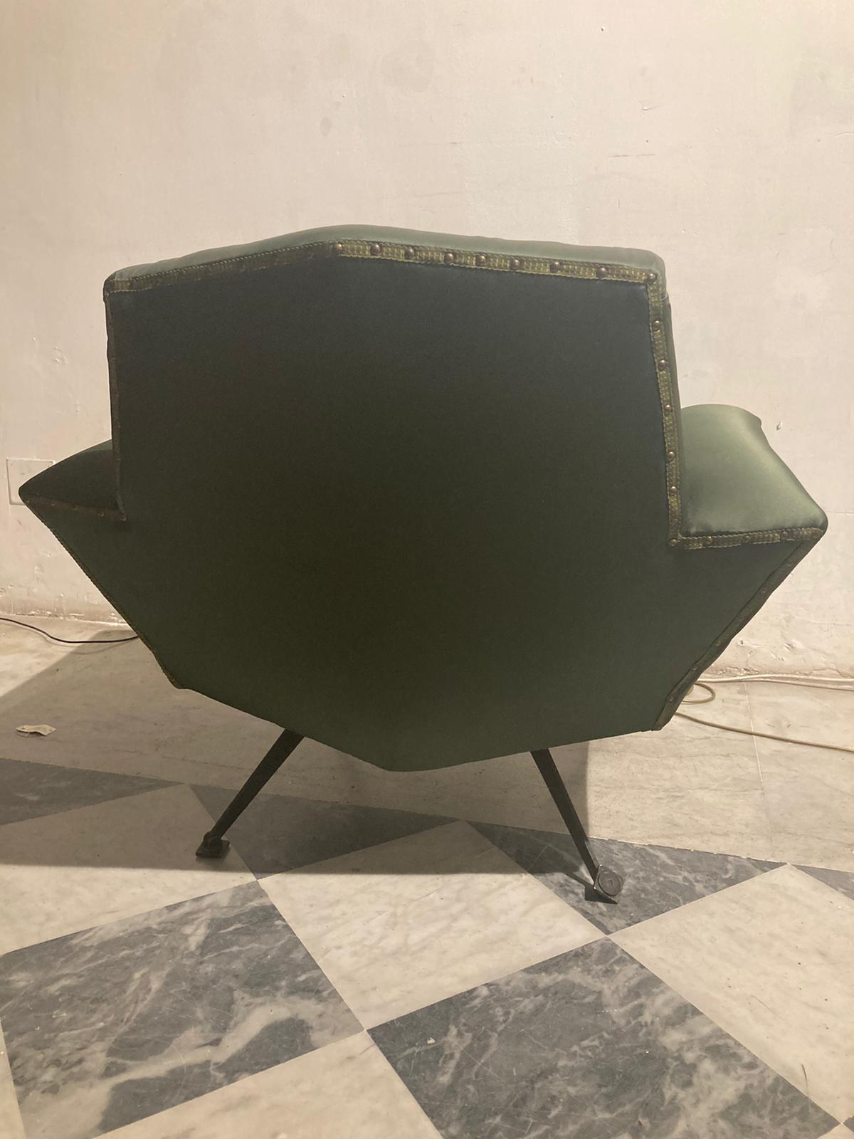 Vintage Lenci Armchair by Fabio Lenci, 1950s In Good Condition In Roma, IT