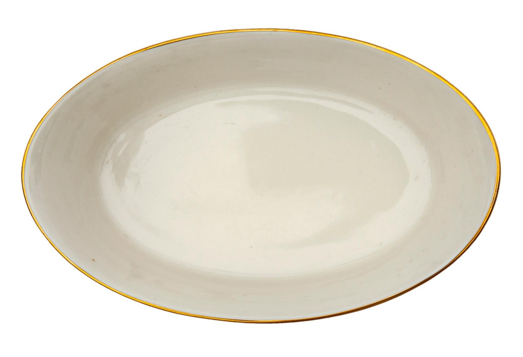 Classic Lenox deep oval server in the 