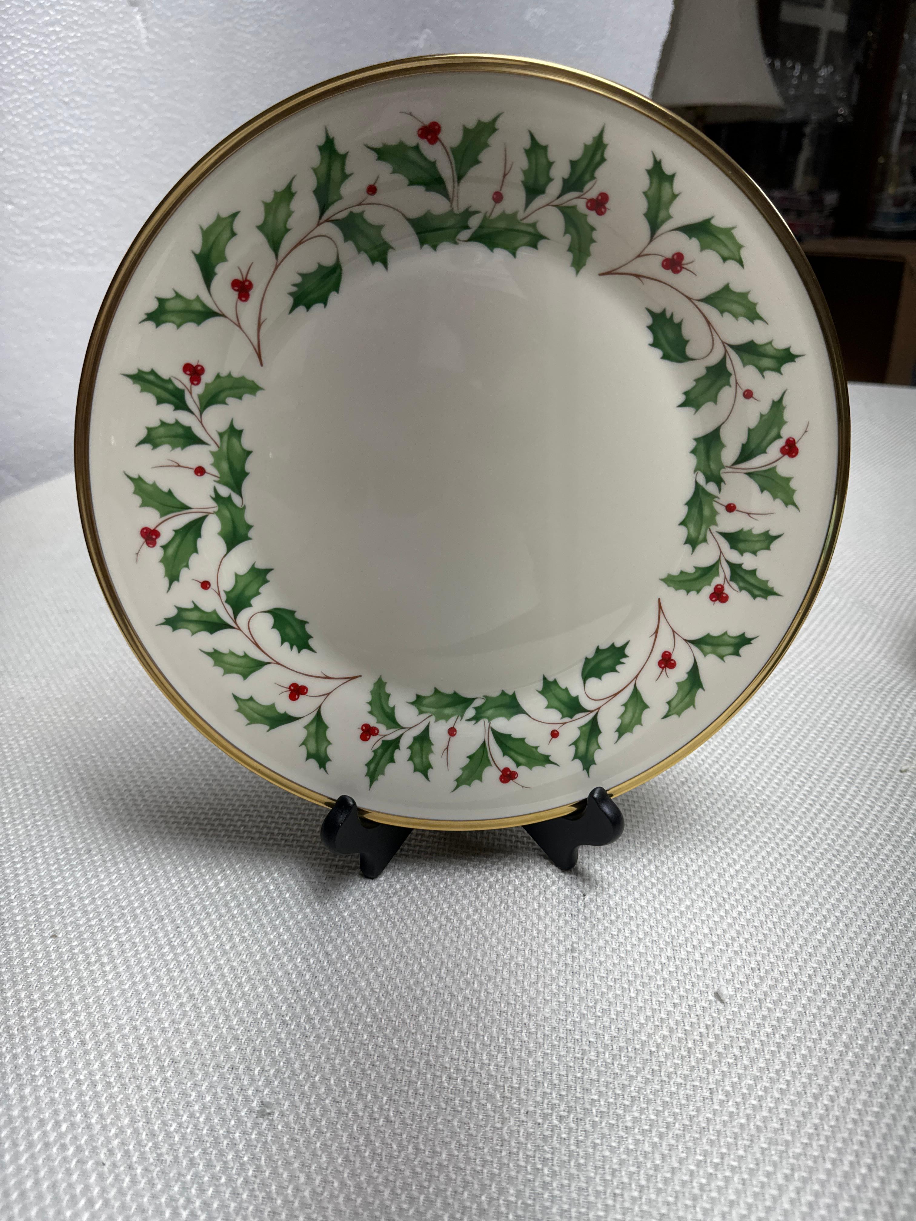 Vintage Lenox Urlaubs-Esszimmer-Set für 8 Personen, Mid-Century (Knochen) im Angebot