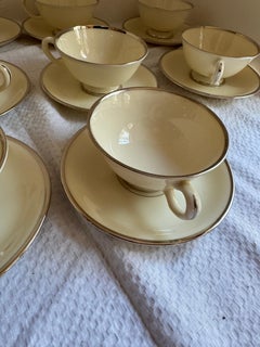 Vintage Lenox montclair tea cups and saucers set for 10