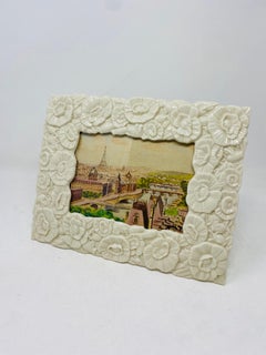 Vintage Lenox Porcelain Poppies Photo Frame