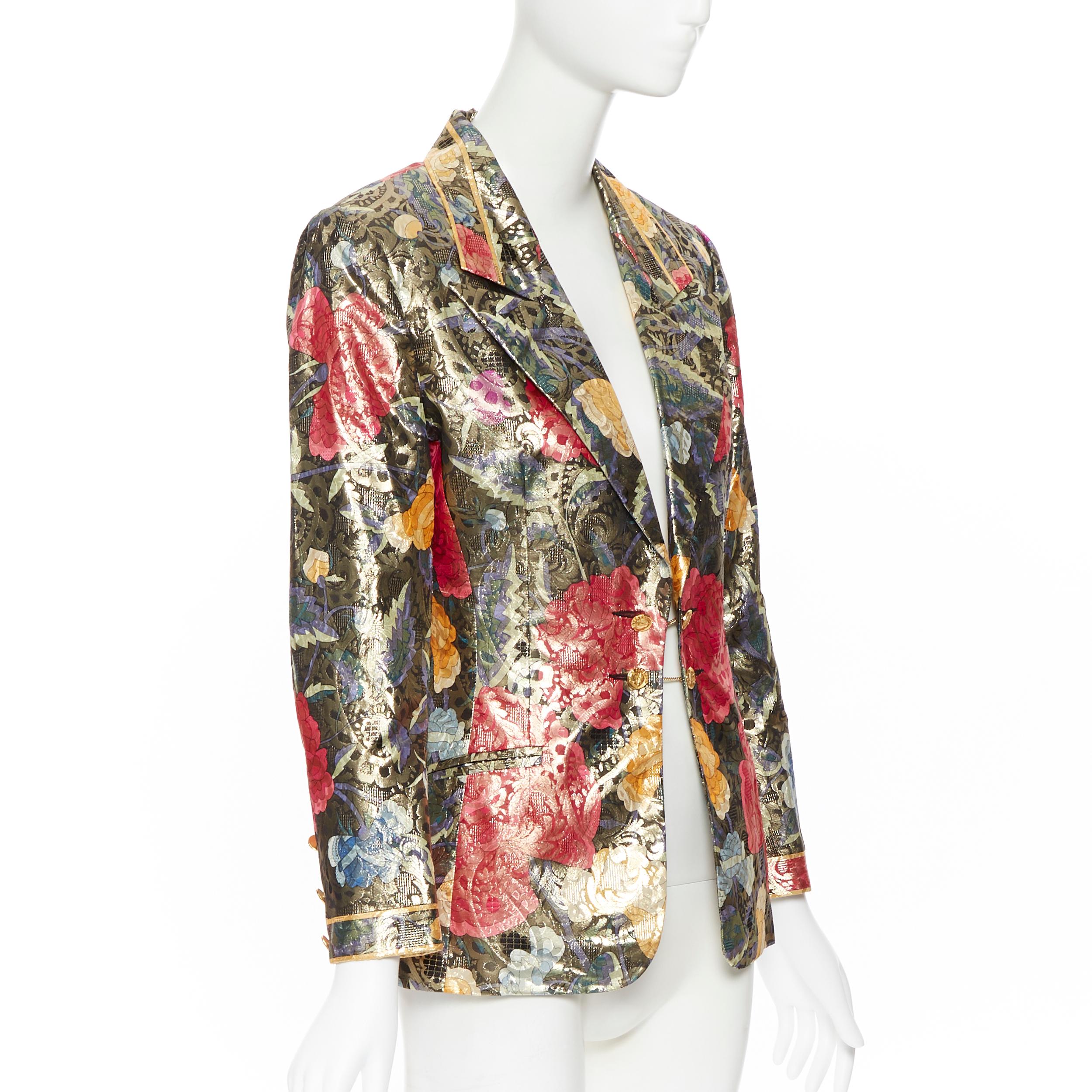 vintage floral blazer