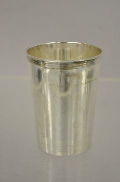 Vintage Leonard EPNS Silver Plate Mint Julep Cup 818 Modern, Set of 12