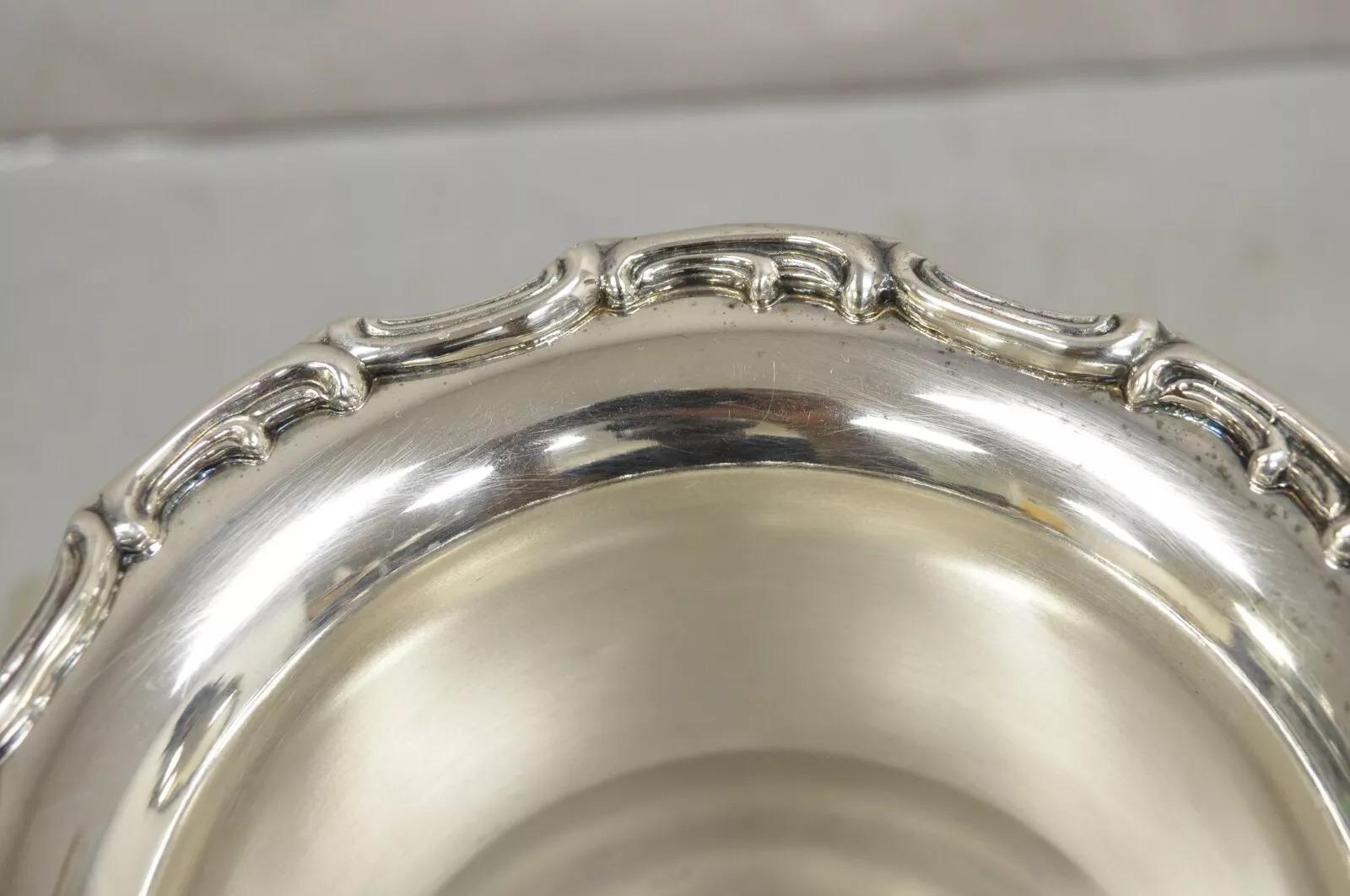 20th Century Vintage Leonard Silver Plated Award Trophy Cup Champagne Chiller 1978 Champion For Sale