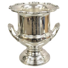 Coupe de trophée de championnat vintage Leonard en métal argenté 1978