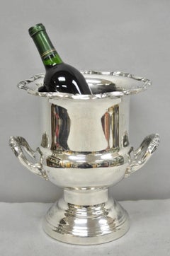 Vintage Leonard Silver Plated Trophy Cup Urn Champagne Chiller Bar Ice Bucket