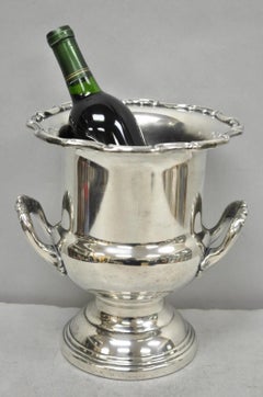 Vintage Leonard Silver Plated Trophy Cup Urn Champagne Chiller Bar Ice Bucket