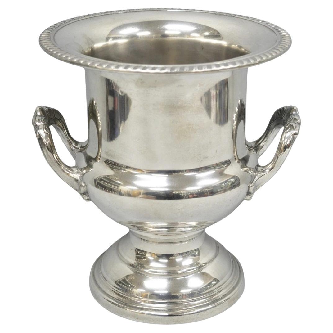 Vintage Leonard Silver Plated Trophy Cup Urn Champagne Chiller Bar Ice Bucket