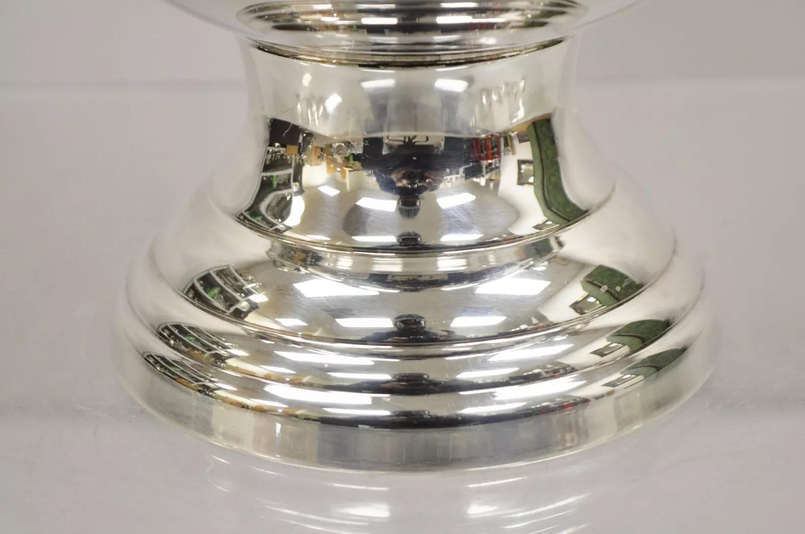 Copa trofeo vintage Leonard Cubitera enfriadora de champán bañada en plata en Bueno Estado en Philadelphia, PA