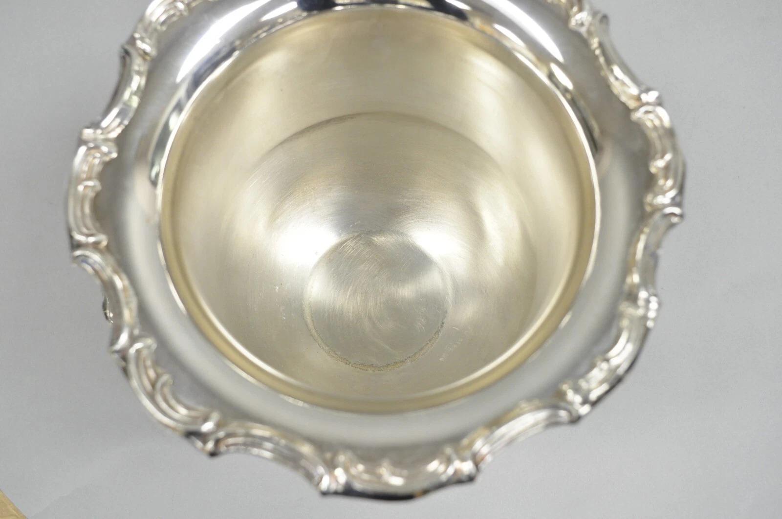 Vintage Leonard Victorian Silver Plated Trophy Cup Champagne Chiller Ice Bucket For Sale 1
