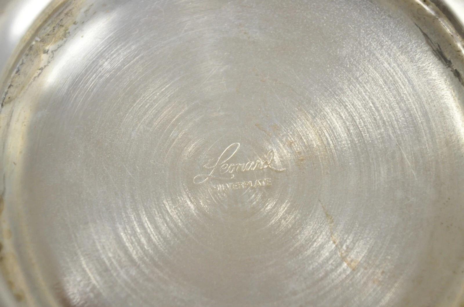 Vintage A. Silver Coppa trofeo placcata d'argento Secchiello per ghiaccio refrigerante per champagne in vendita 2
