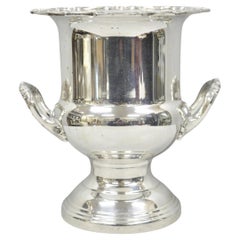 Vintage A. Silver Coppa trofeo placcata d'argento Secchiello per ghiaccio refrigerante per champagne Vintage A. Silver Coppa trofeo placcata d'argento Secchiello per ghiaccio refrigerante per champagne