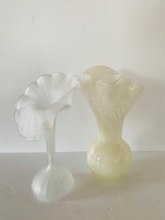 Vintage Leonardo Handarbeit Frosted Glass Jack in the Pulpit Vase