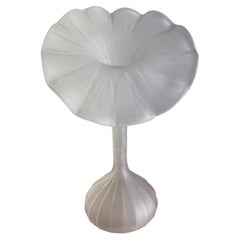 Vintage Leonardo Handarbeit Frosted Glass Jack in the Pulpit Vase