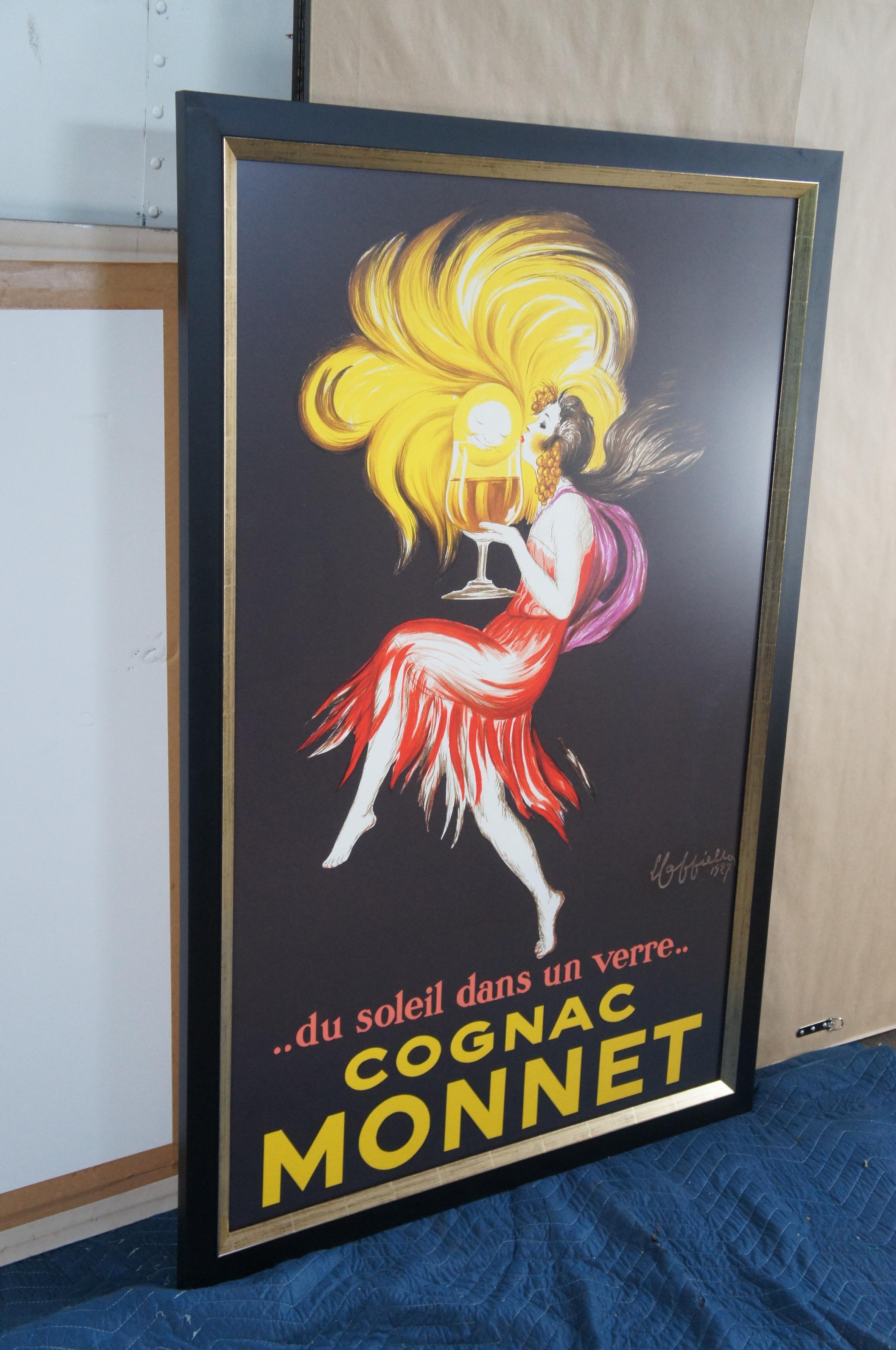 Vintage Leonetto Cappiello Cognac Monnet Art Deco Advertising Poster For Sale 3