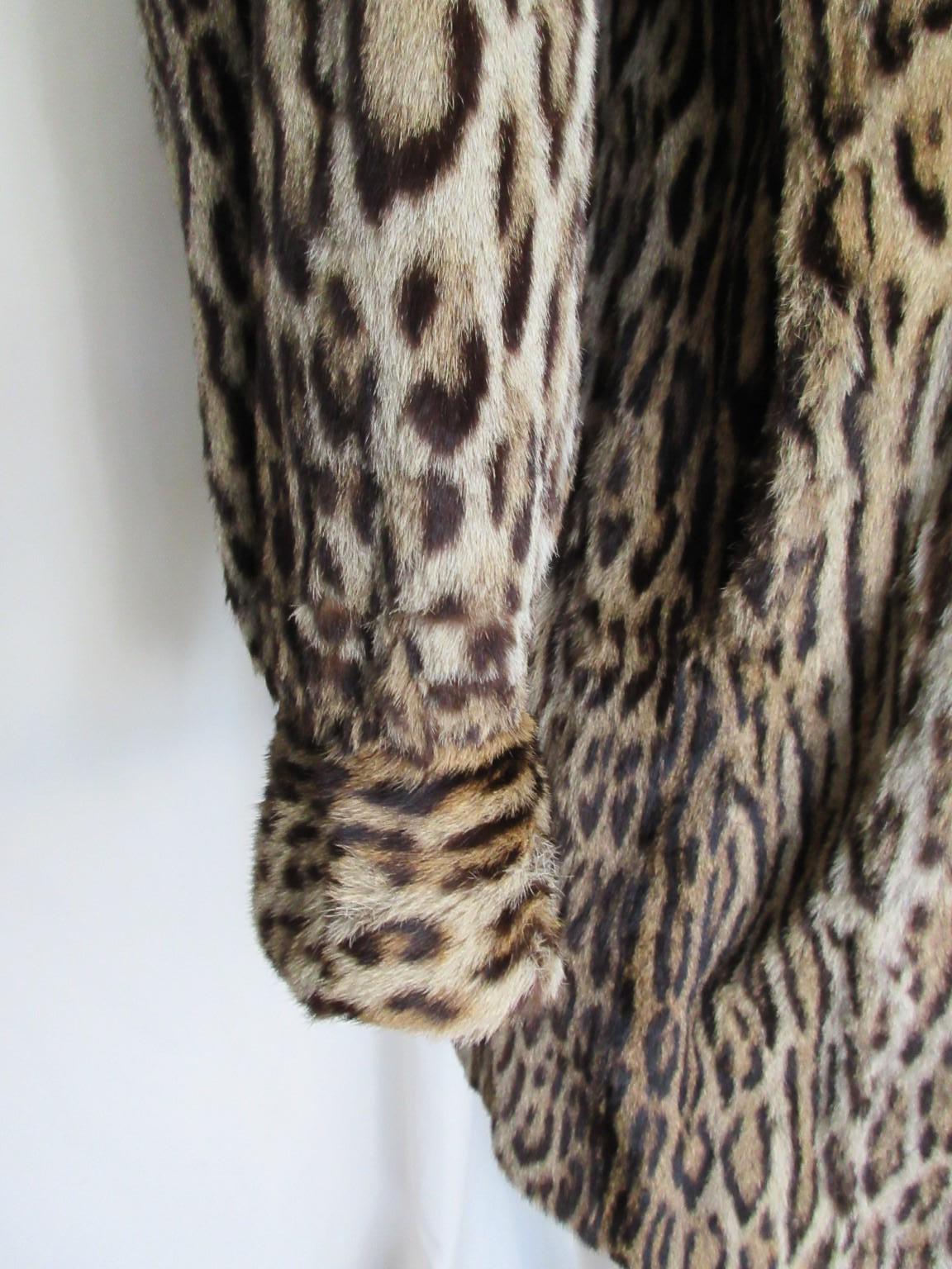 real leopard fur coat