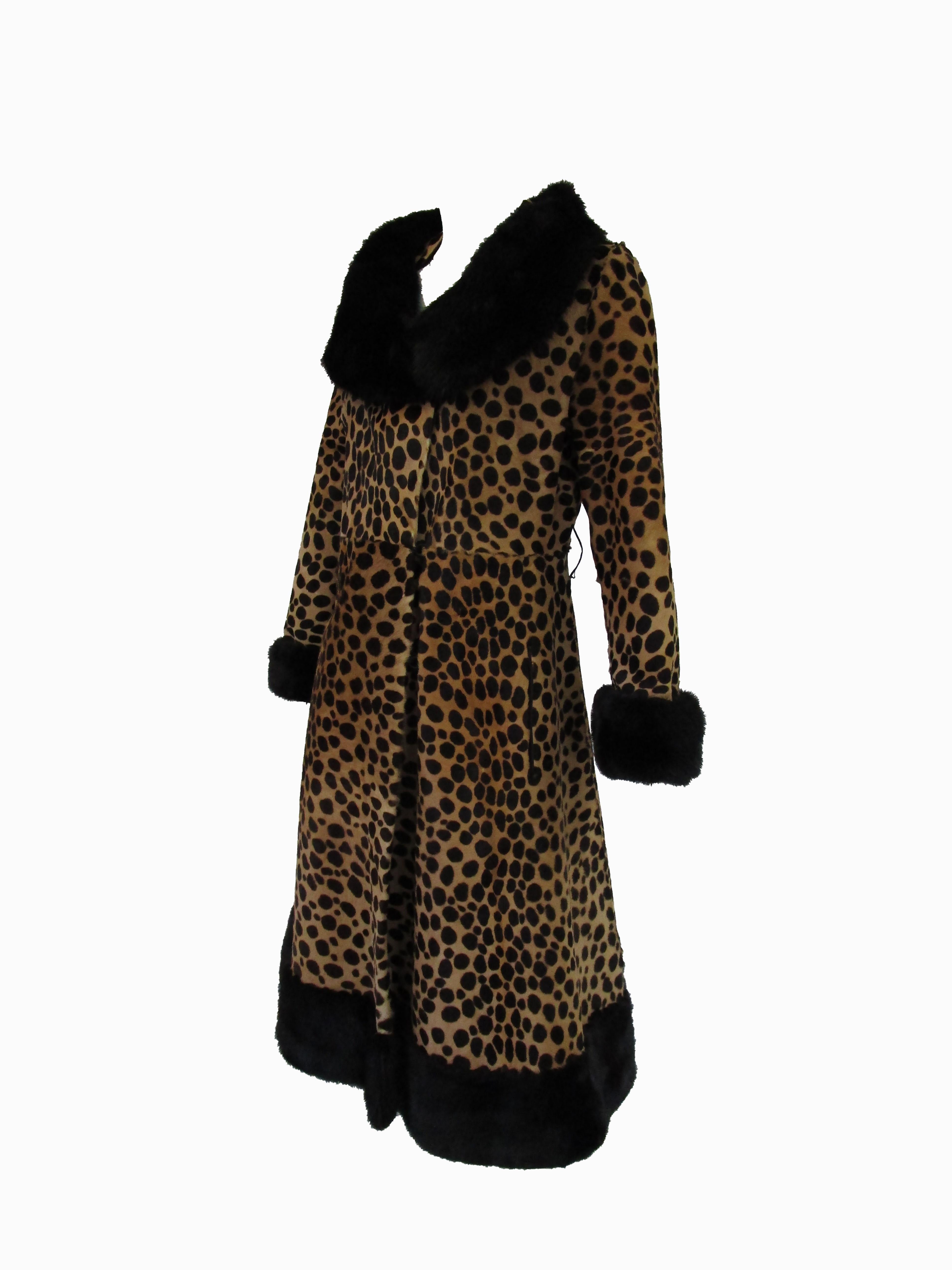 vintage leopard coat