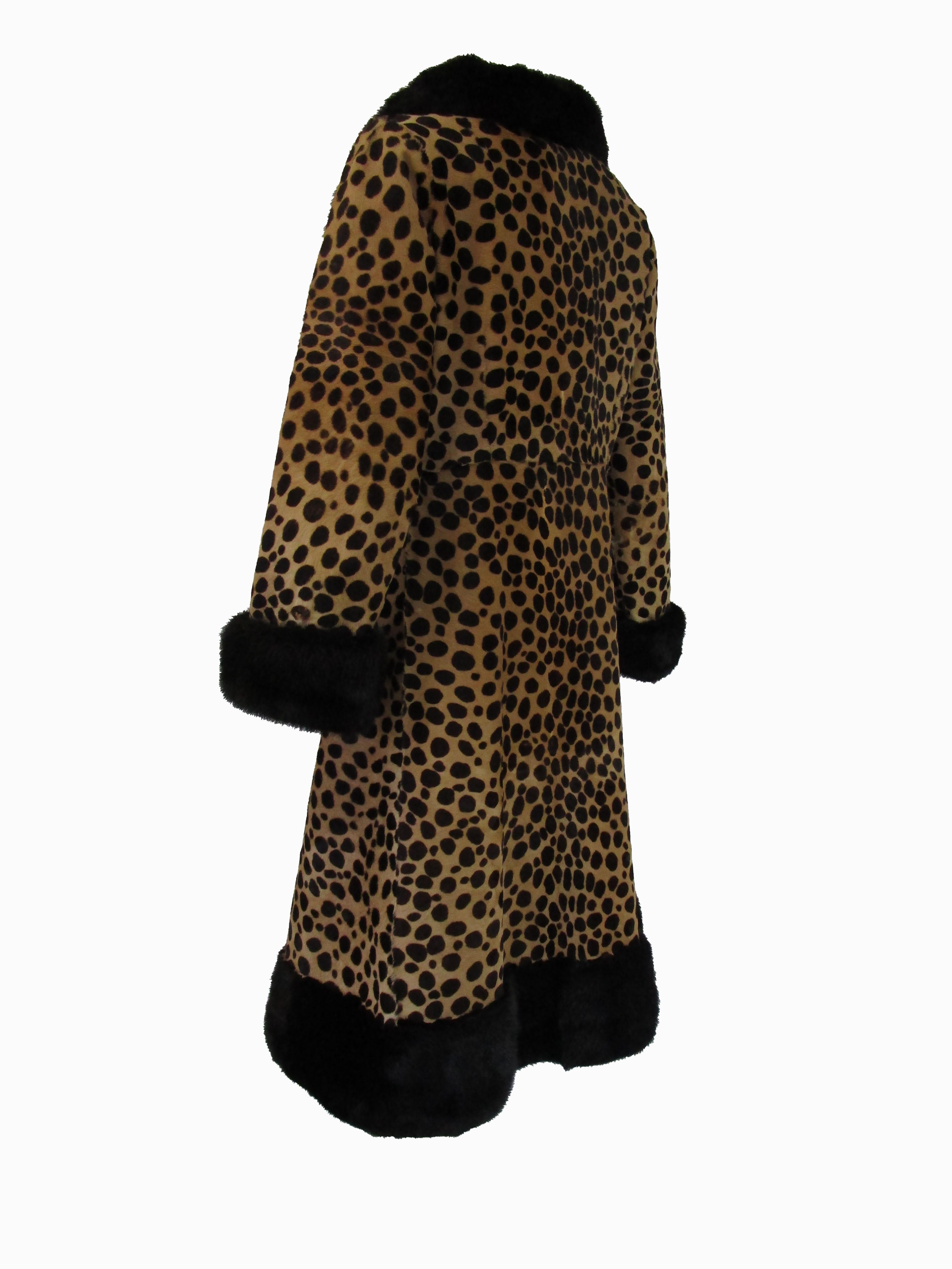 vintage leopard print coat