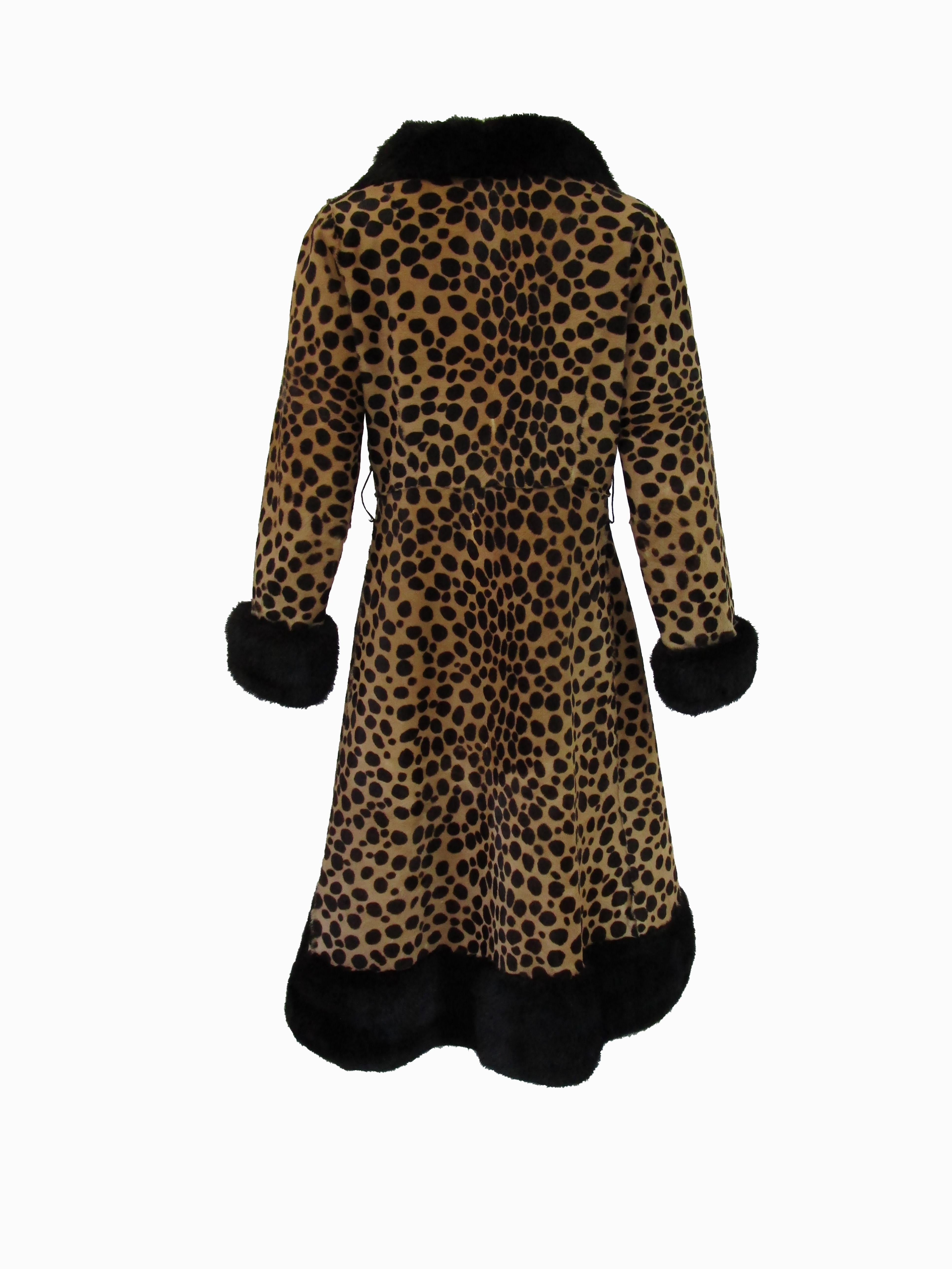 leopard fur coat vintage