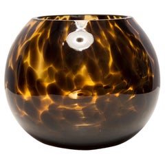 Vintage Leopard Small Brown Vase, 20th Century, Europe, 1960s