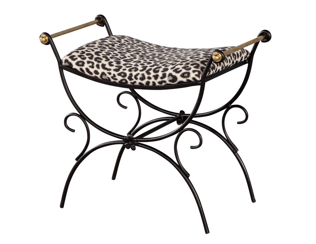 leopard vanity chair